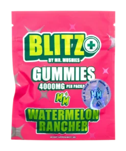 Blitz By Mr. Mushie | Watermelon Rancher |3600mg Shroom | 400MG D9