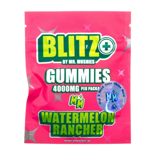 Blitz By Mr. Mushie | Watermelon Rancher |3600mg Shroom | 400MG D9