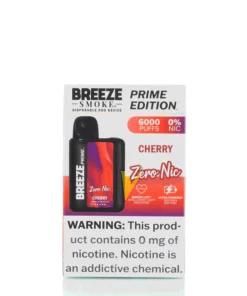 Breeze Prime Zero Nic Disposable Vape