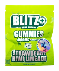 Blitz By Mr. Mushie | Strawberry Kiwi Lime | 3600mg Shroom | 400MG D9