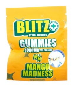 Blitz By Mr. Mushie | Mango Madness 3600mg Shroom | 400MG D9