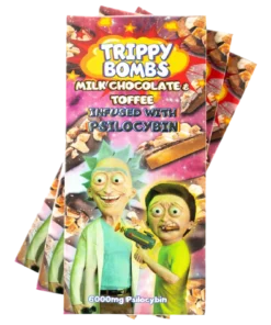 Trippy Bomb | Milk & Toffee Chocolate Bar | 6g