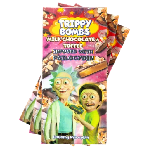 Trippy Bomb | Milk & Toffee Chocolate Bar | 6g