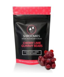 SHROOMIES CHERRY LIME GUMMY BEARS – 1000MG