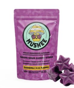 Magic Mushroom Star Gummies – Grape- 3000MG – Mushee