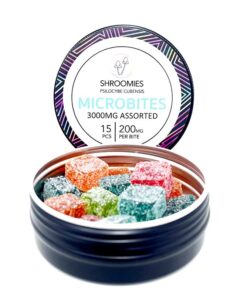 Shroomies Microbites Assorted Gummies – 3000mg